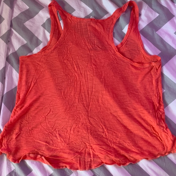 Coral Razor back Tank Top - Picture 2 of 2